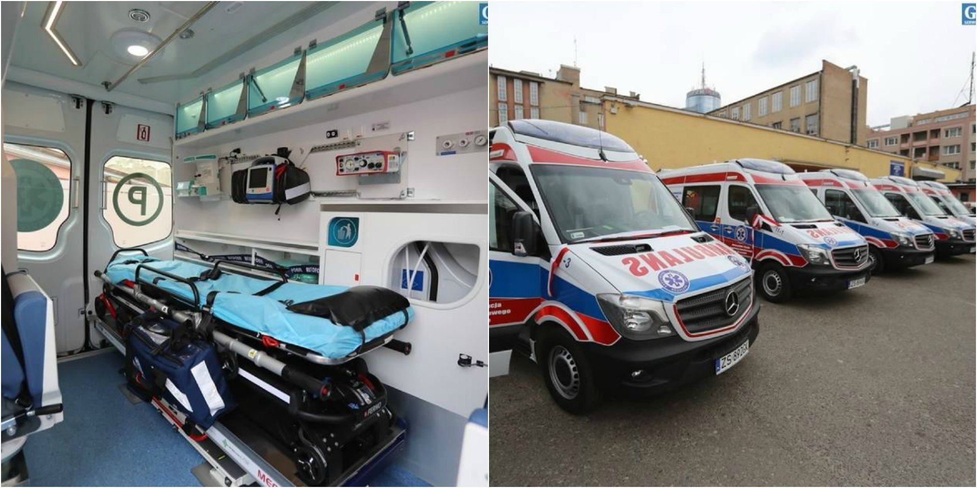 10 nowych ambulansów w Szczecinie 