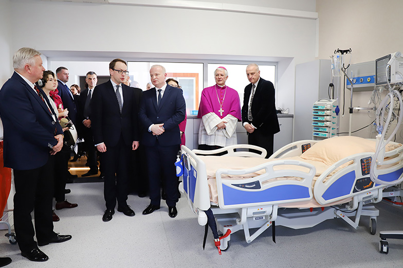 Katowice: Otwarcie nowego oddziału w szpitalu MSWiA