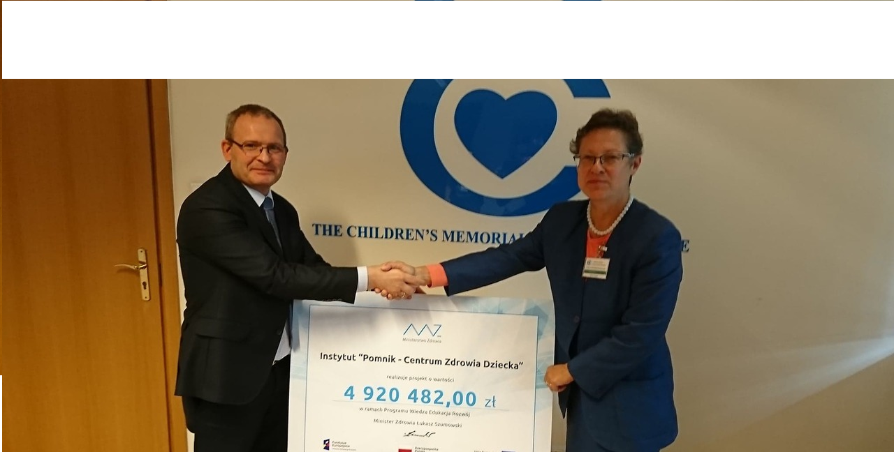 Ministerstwo Zdrowia dotuje Instytut "Pomnik - Centrum Zdrowia Dziecka"