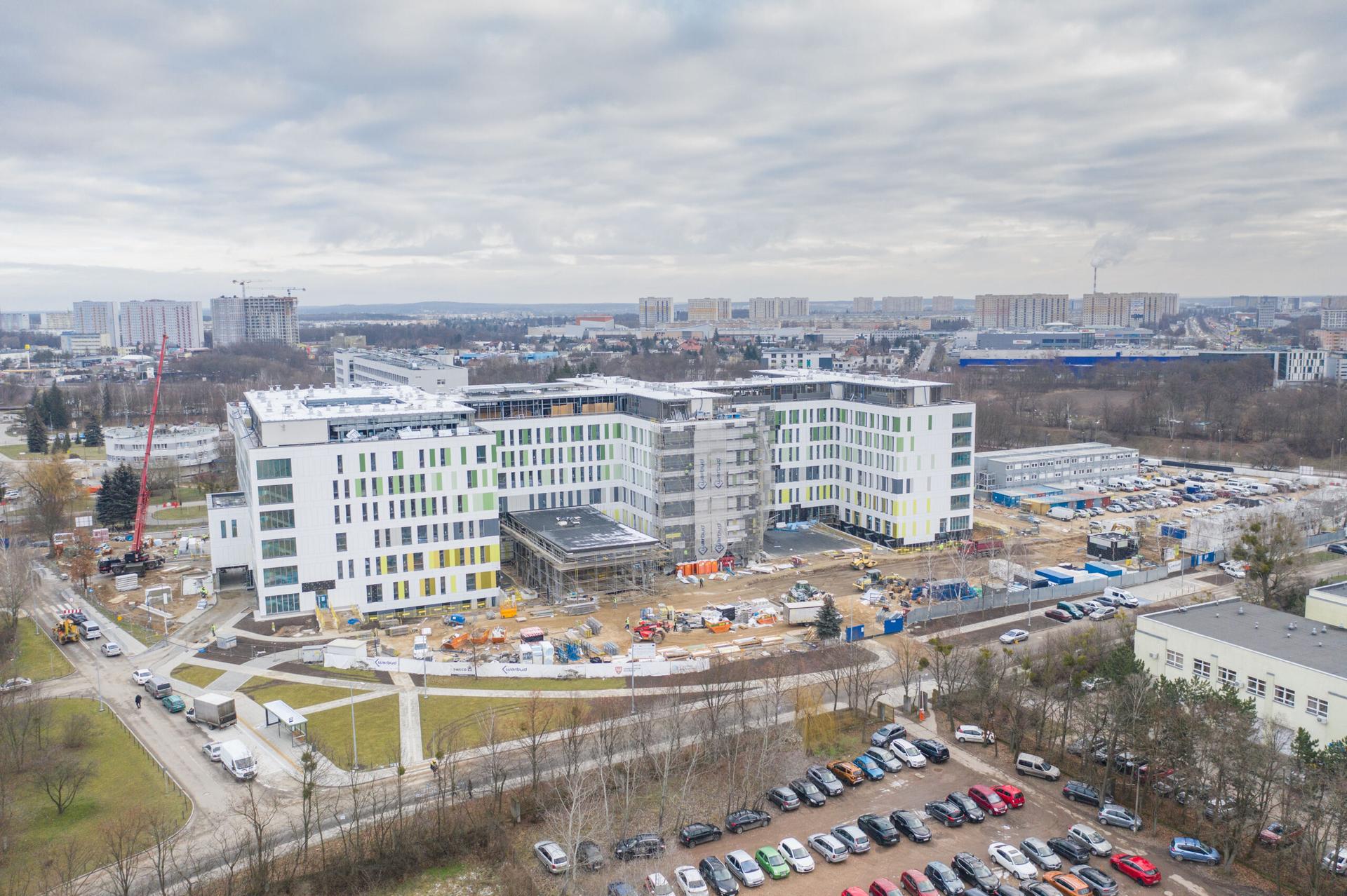 Budowa jednego z największych szpitali dziecięcych w Polsce na finiszu
