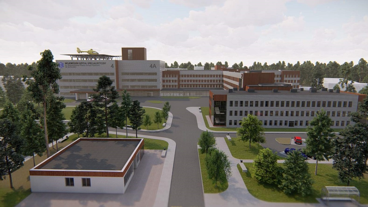 Nowy budynek główny w Szpitalu Popiełuszki we Włocławku już wkrótce